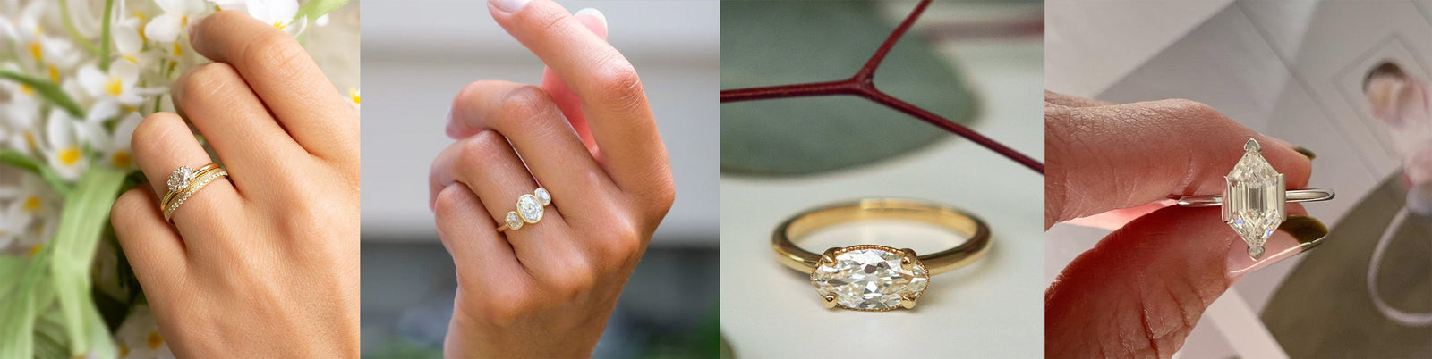 Antique diamond rings