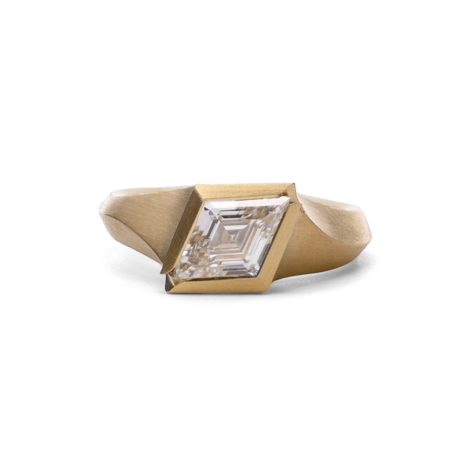1.20ct Lozenge Step Cut <br> <b>McCaul </b>| Aegis Ring