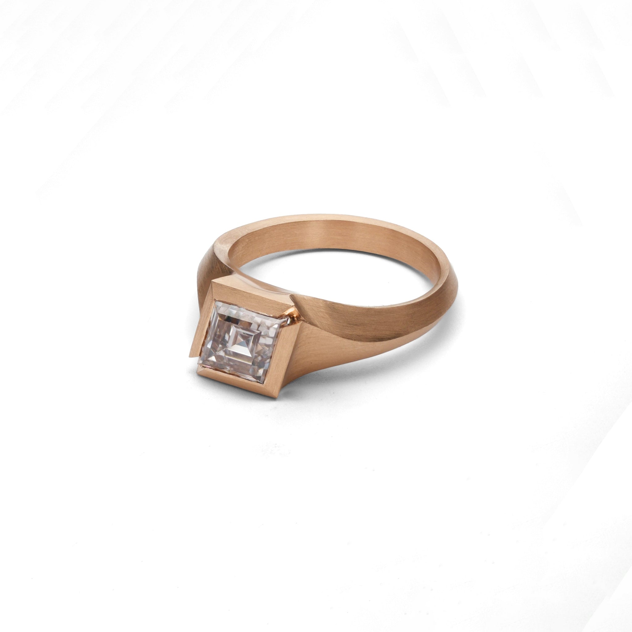 1.50ct Lozenge Step Cut <br> <b>McCaul </b>| Aegis Ring