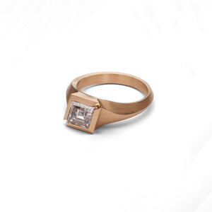 1.50ct Lozenge Step Cut <br> <b>McCaul </b>| Aegis Ring