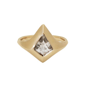 1.44ct Kite Rosecut <br><b> Emily Warden Designs </b>| Rustic Kite Diamond Signet