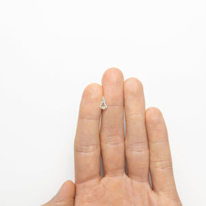 1.01ct Geo Pear Step Cut <br><b> Ileavea Jewelry </b>| Water with Berries Platinum Ring