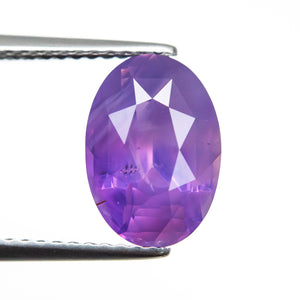 3.06ct Oval Brilliant Sapphire <br><b> Ileava Jewelry </b>| Platinum Emily Ring