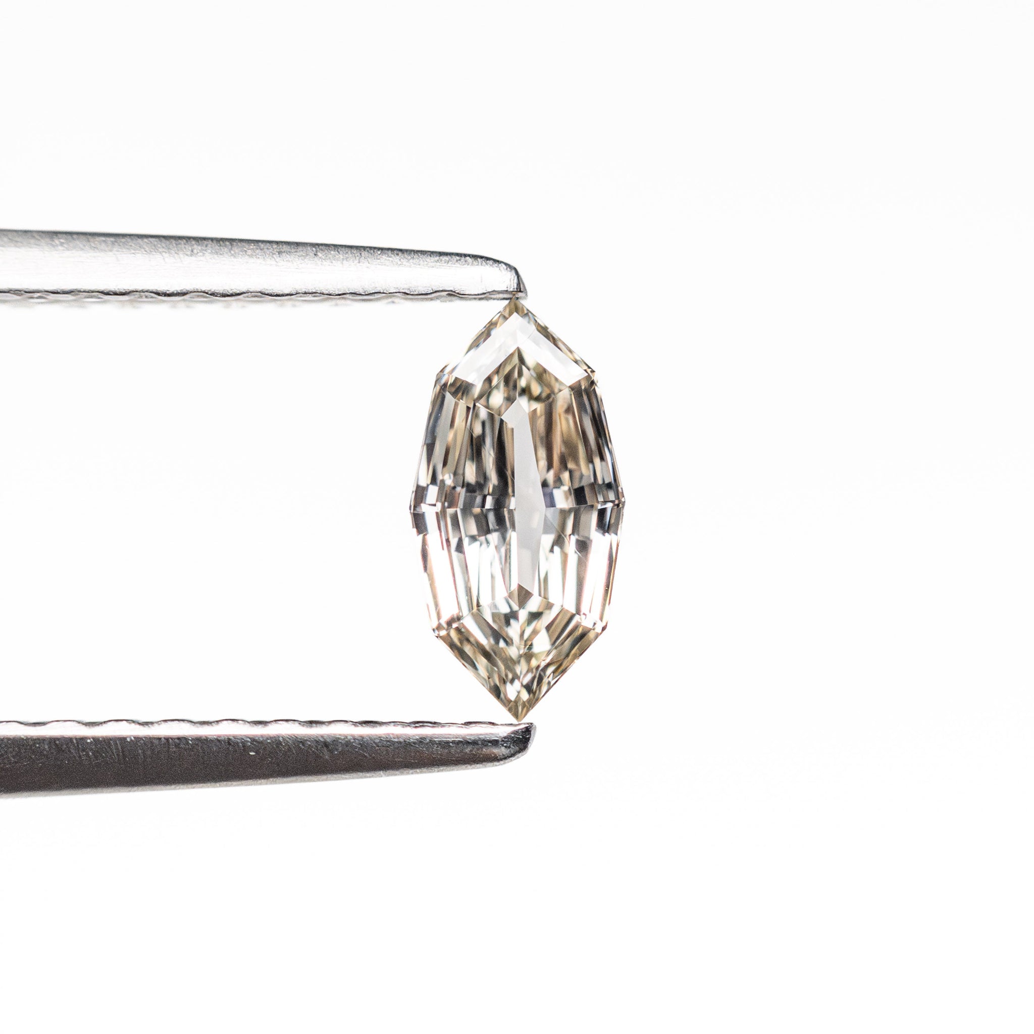0.27ct Geo Marquise Step Cut <br> <b>We Are Arrow</b> | Champagne Diamond Shield Ring