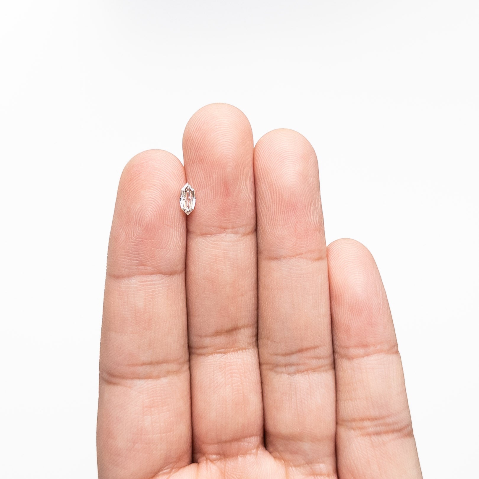 0.27ct Geo Marquise Step Cut <br> <b>We Are Arrow</b> | Champagne Diamond Shield Ring