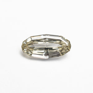 1.01ct Geo Oval Step Cut <br> <b>We Are Arrow </b>| Champagne Diamond Solitaire