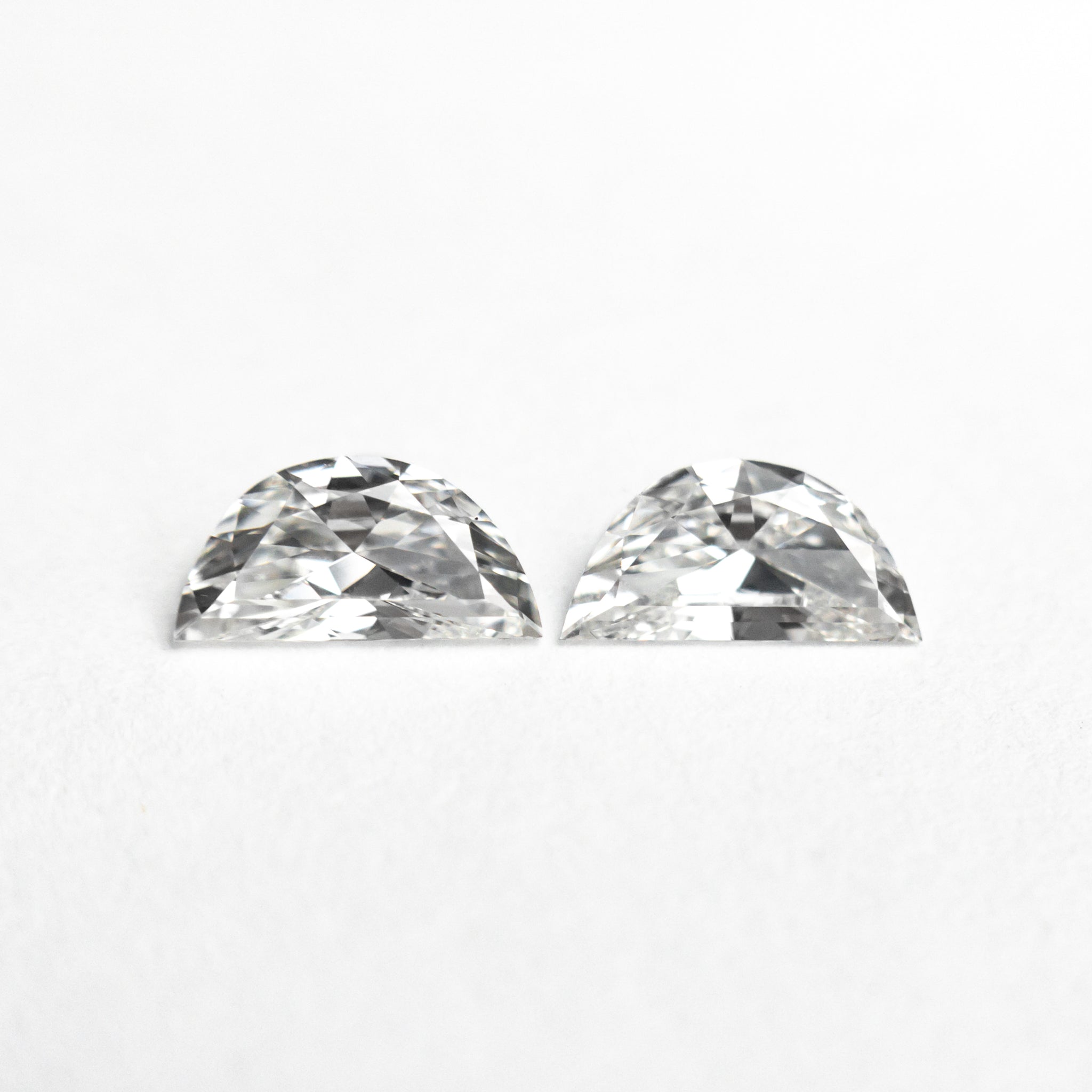 0.43cttw 2pc 5.98x3.00x1.79mm 6.02x3.00x1.58mm E VVS Half Moon Brilliant Matching Pair 26312-01