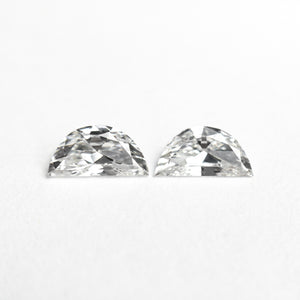 0.43cttw 2pc 5.98x3.00x1.79mm 6.02x3.00x1.58mm E VVS Half Moon Brilliant Matching Pair 26312-01