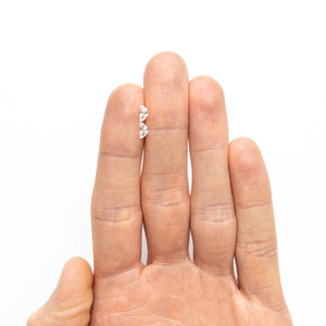 0.43cttw 2pc 5.98x3.00x1.79mm 6.02x3.00x1.58mm E VVS Half Moon Brilliant Matching Pair 26312-01