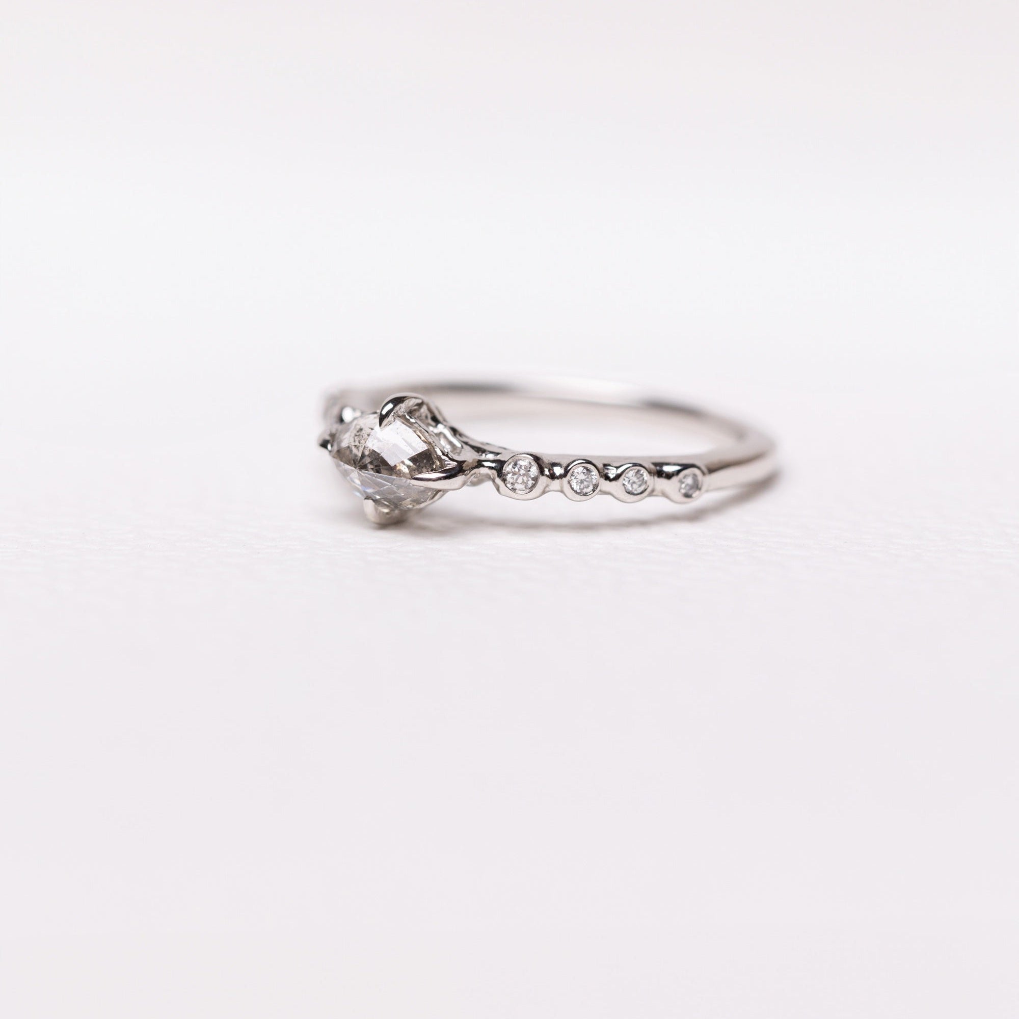 0.61ct Geo Marquise Rosecut π¨π¦ <br><b> Ileava Jewelry </b>| Geometric Marquise Diamond Ring