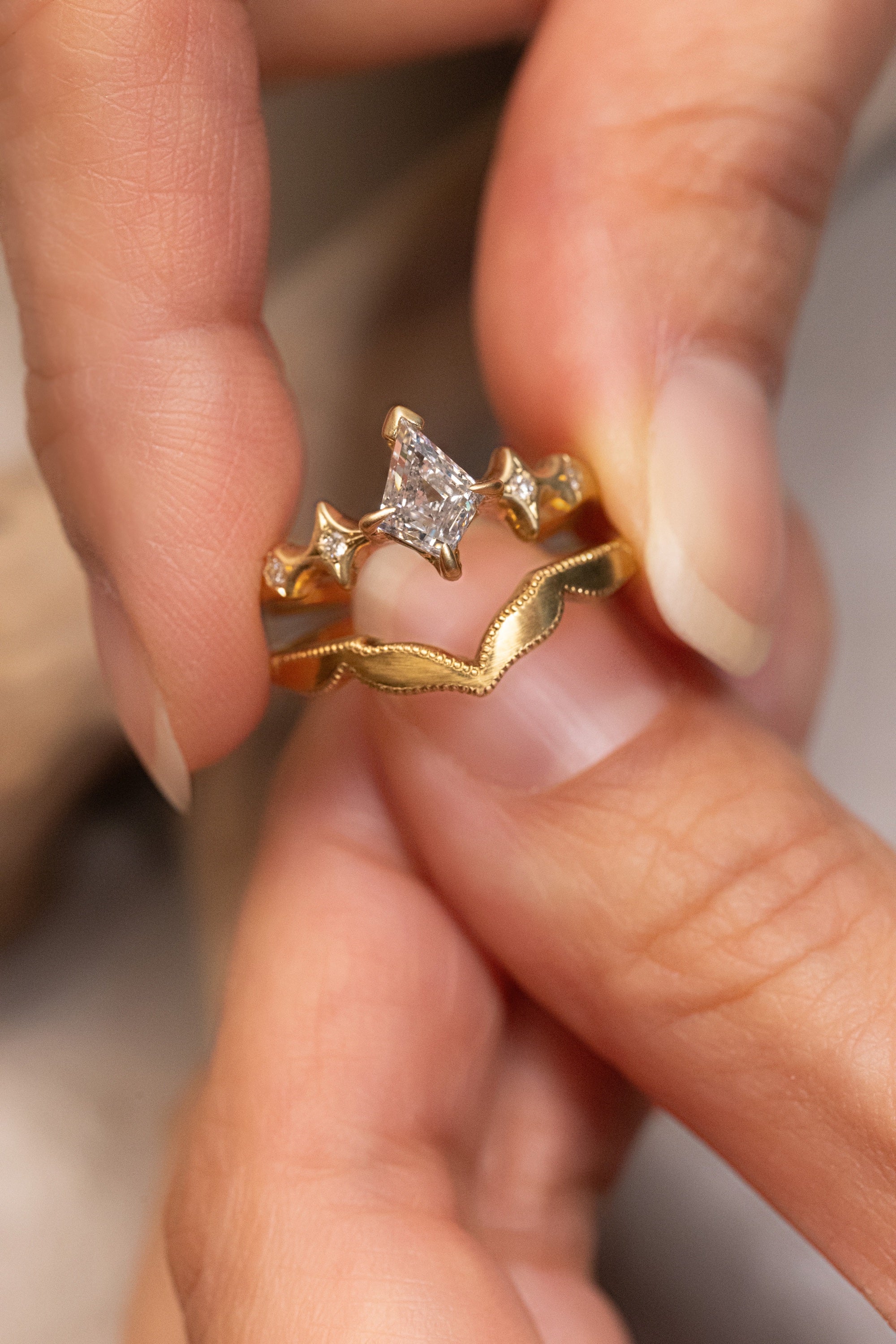 0.84ct Kite Step Cut π¨π¦ <br><b> Ileava Jewelry </b> | Sylvie Ring