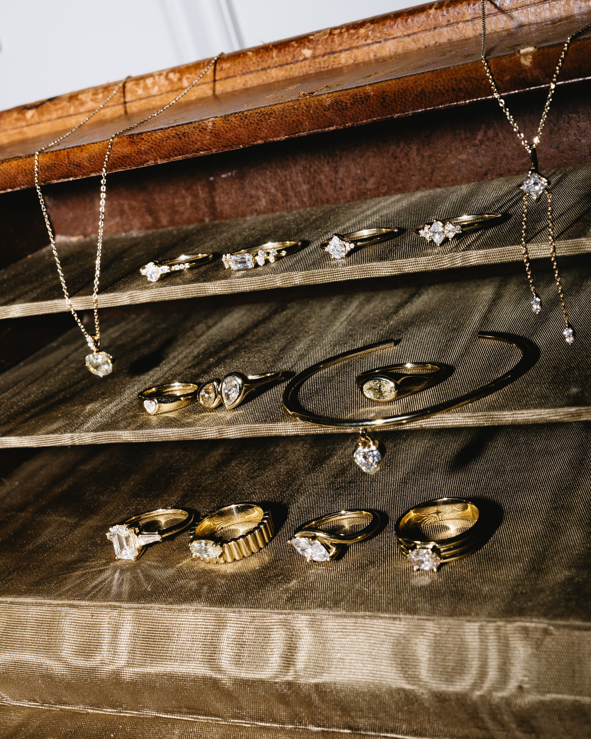 1.09ct Modern Antique Oval Brilliant <br><b>Emily Warden Designs</b> | East West Diamond Signet Ring