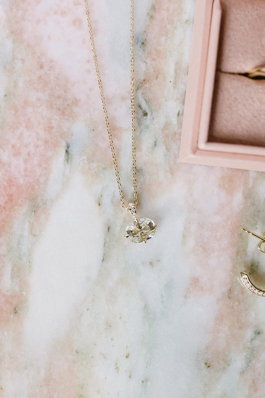 1.00ct Modern Antique Old Mine Cut <br><b>Emily Warden Designs</b> | Antique Diamond Hidden Halo Pendant