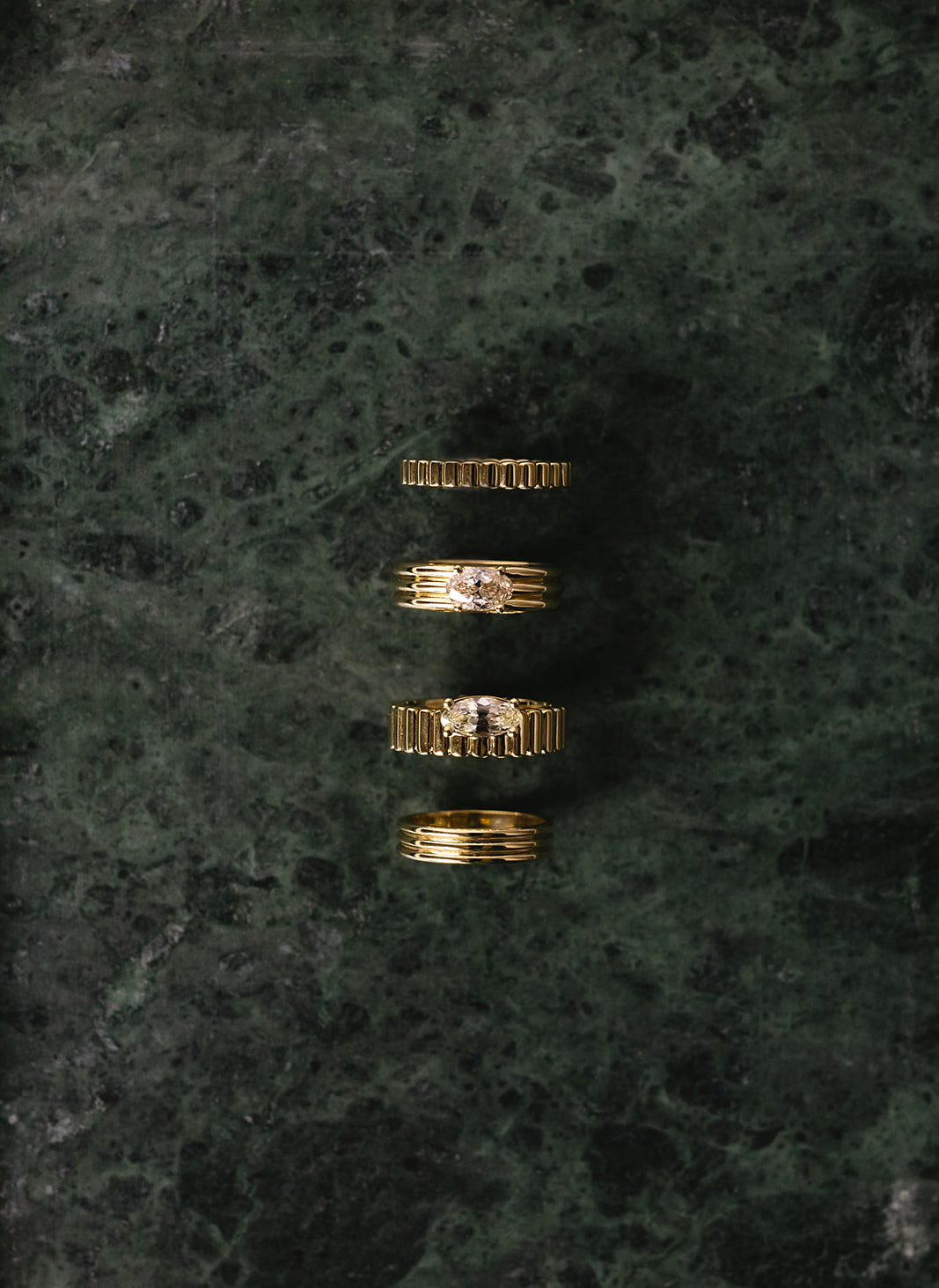 0.71ct Champagne Modern Antique Oval Brilliant <br><b>Emily Warden Designs</b> | Champagne Diamond Rhodes Band