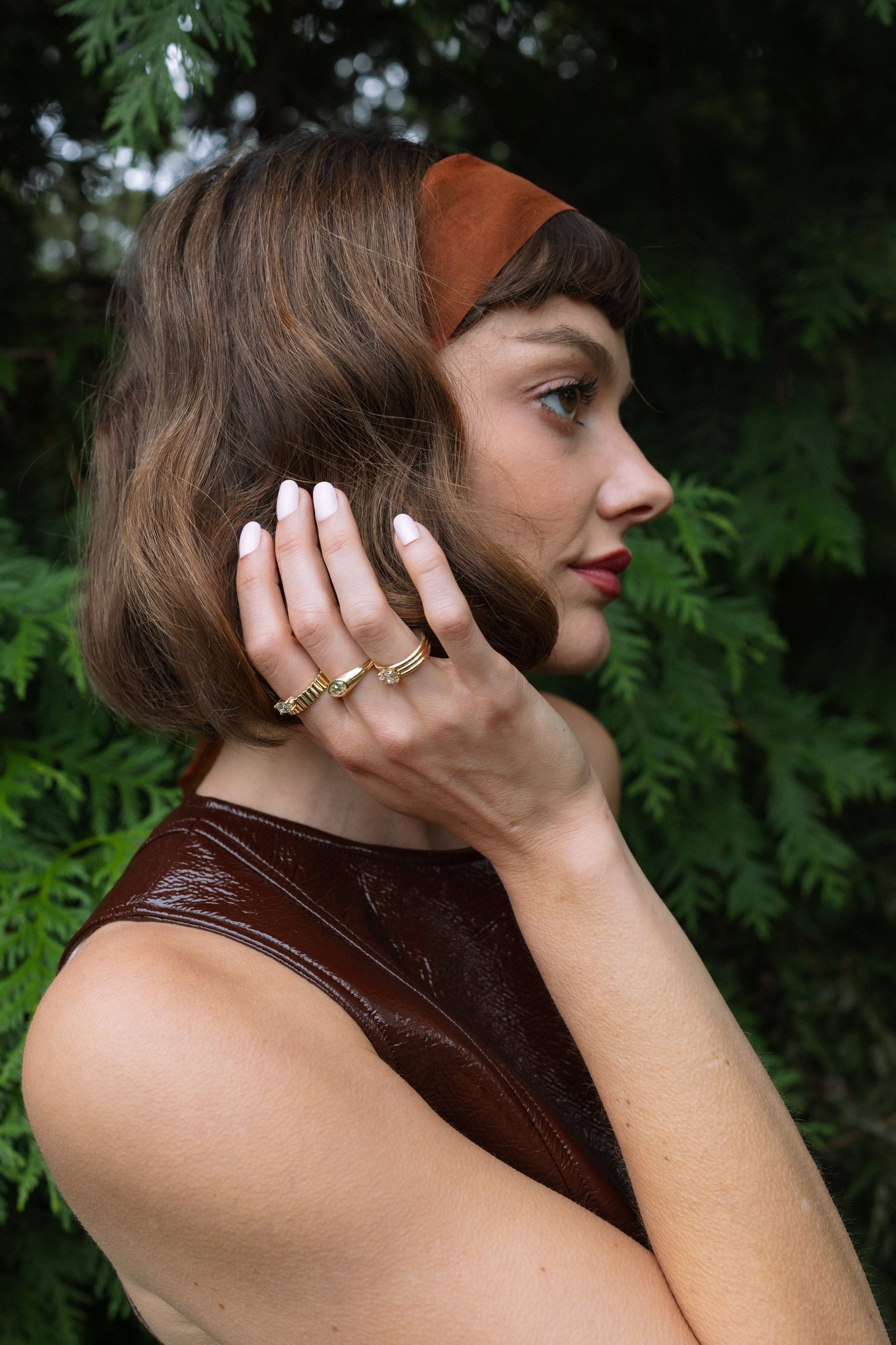 1.09ct Modern Antique Oval Brilliant <br><b>Emily Warden Designs</b> | East West Diamond Signet Ring