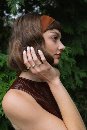 1.09ct Modern Antique Oval Brilliant <br><b>Emily Warden Designs</b> | East West Diamond Signet Ring