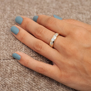 1.43cttw Antique Old European Cut Diamonds <br><b> ATTIC </b>| Rosa Ring