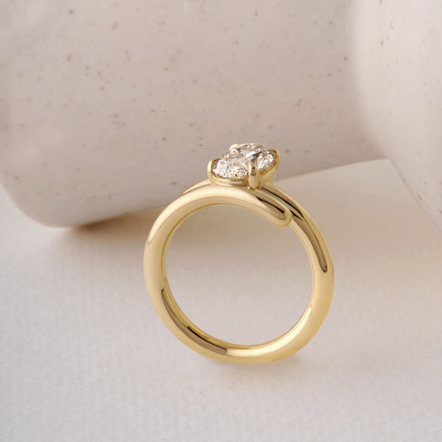 1.51ct Oval Brilliant π¨π¦ <br> <b>ATTIC </b>| Barrel Ring