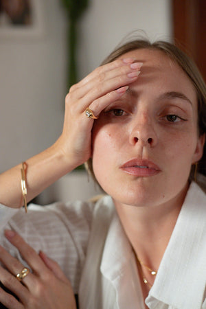 0.30ct Round Rosecut <br> <b>ATTIC </b>| Jasper Ring