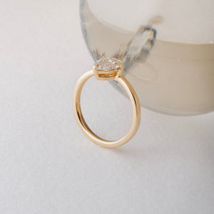 1.08ct Salt and Pepper Pear Brilliant <br> <b>ATTIC </b>| ATTIC Ring