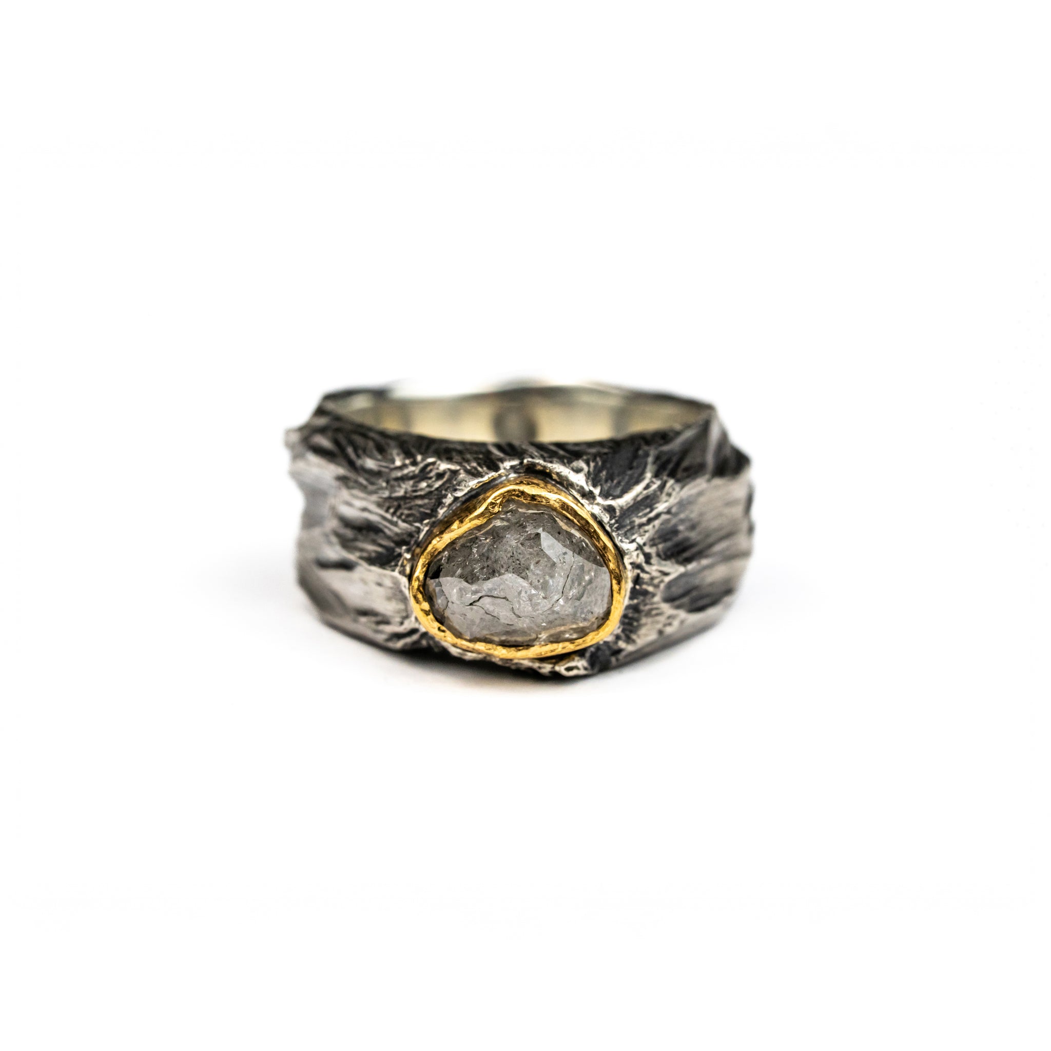 2.32ct Polished Raw Diamond π¨π¦ <br> <b>Pernilla Vancouver Goldsmith</b> | Force Majeur Ring