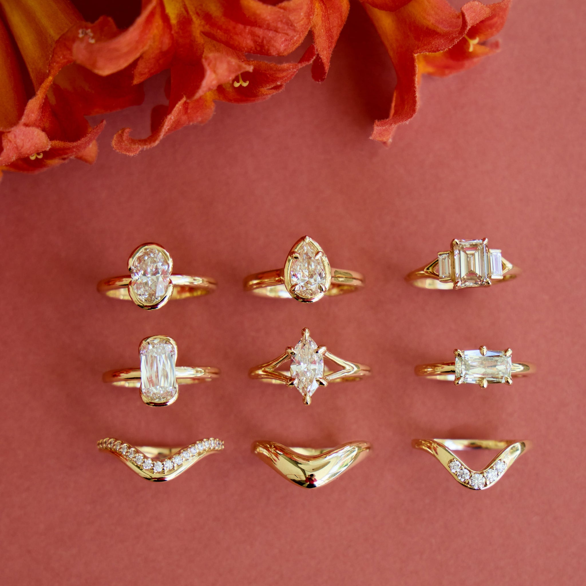 1.02ct Pear Brilliant <br><b> Emily Warden Designs </b>| Collette Pear Diamond Ring