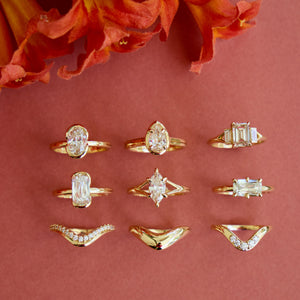 1.30ct Oval Brilliant <br><b> Emily Warden Designs </b>| Partial Bezel Ring