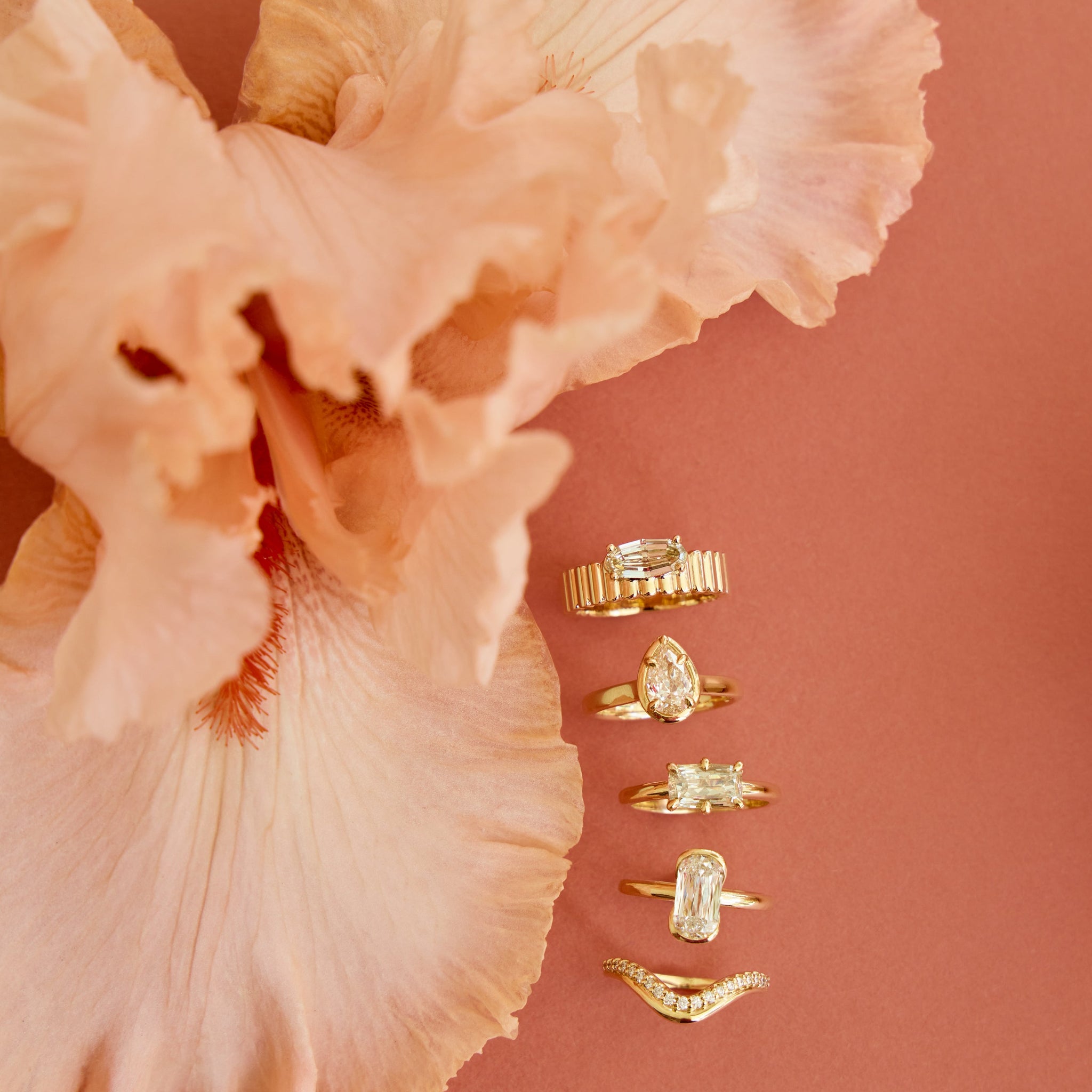 1.02ct Pear Brilliant <br><b> Emily Warden Designs </b>| Collette Pear Diamond Ring