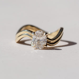 Foe & Dear - Leilani Ring - 1.05ct Champagne GIA Oval Brilliant Diamond