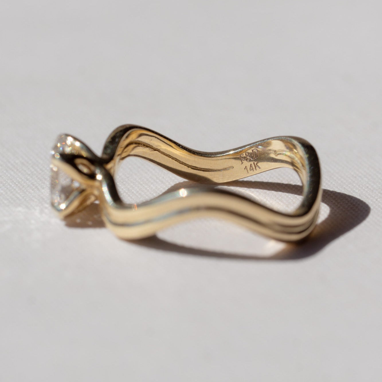 Foe & Dear - Leilani Ring - 1.05ct Champagne GIA Oval Brilliant Diamond