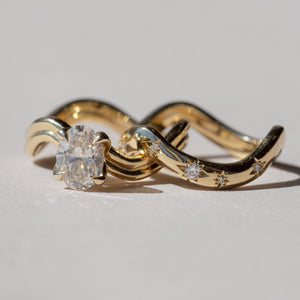 Foe & Dear - Leilani Ring - 1.05ct Champagne GIA Oval Brilliant Diamond