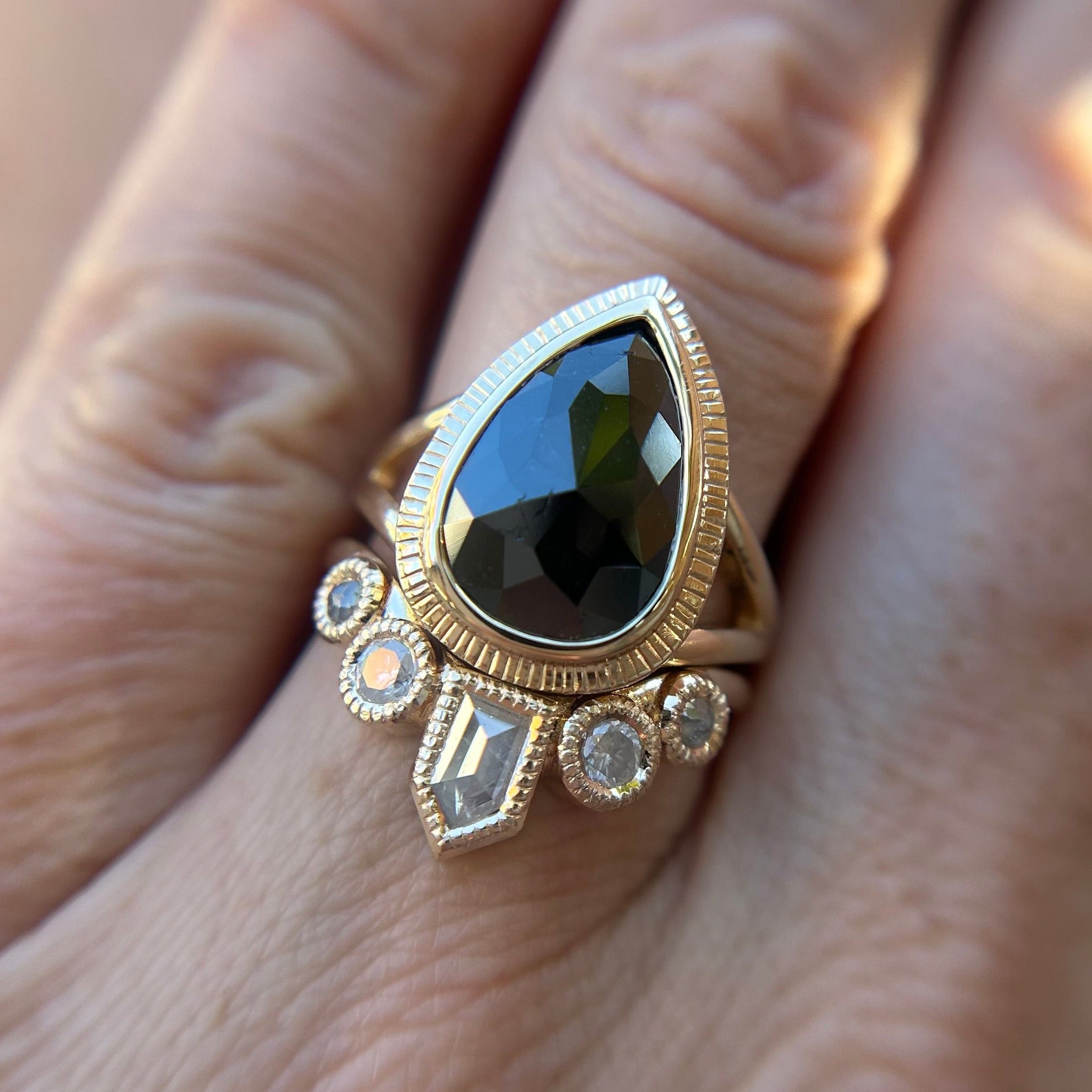 Fancy White Shield Rosecut <br><b>Jilian Maddin </b>| Foxborough Contour Band