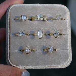 1.02ct Pear Brilliant <br><b> Emily Warden Designs </b>| Collette Pear Diamond Ring