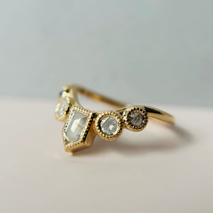 Fancy White Shield Rosecut <br><b>Jilian Maddin </b>| Foxborough Contour Band