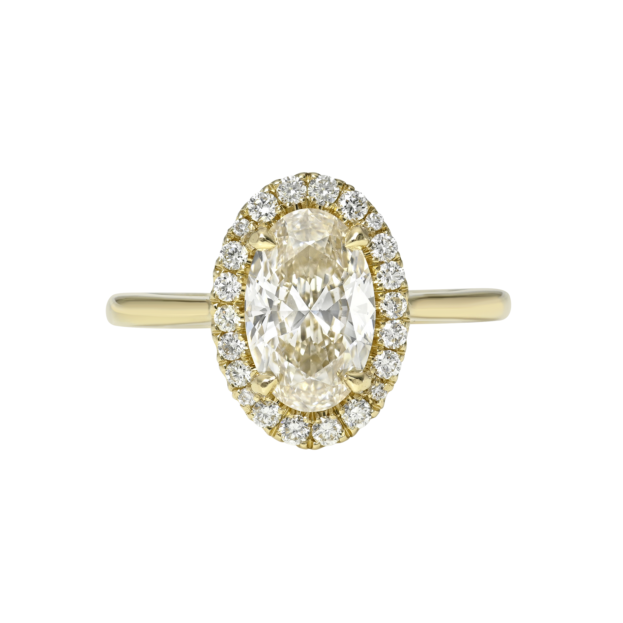 1.52ct Oval Brilliant <br><b> Maggi Simpkins </b> | Halo Ring