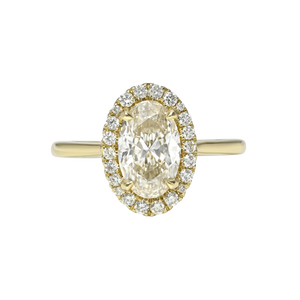 1.52ct Oval Brilliant <br><b> Maggi Simpkins </b> | Halo Ring