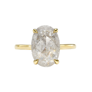 4.77ct Icy Oval Rosecut <br><b> Maggi Simpkins </b> | Oval Solitaire Ring