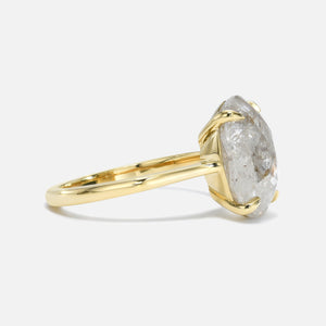 4.77ct Icy Oval Rosecut <br><b> Maggi Simpkins </b> | Oval Solitaire Ring