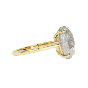 4.77ct Icy Oval Rosecut <br><b> Maggi Simpkins </b> | Oval Solitaire Ring