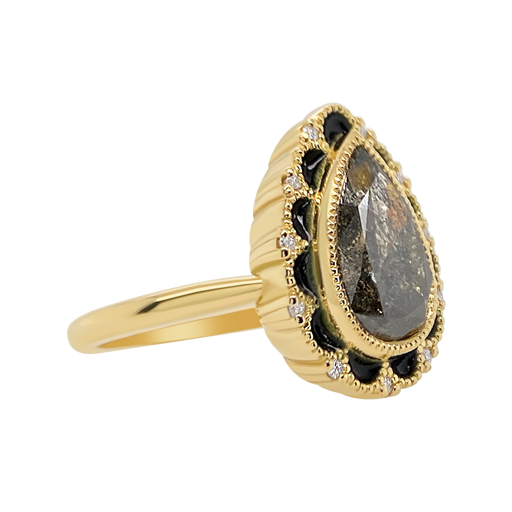 3.22ct Pear Brilliant <br><b> Emily Gill </b> | Londyn Ring