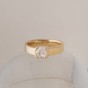 1.04ct Modern Antique Old Mine Cut <br><b> ATTIC </b>| Sorella Ring