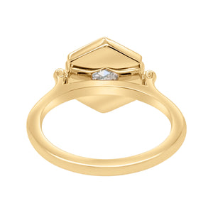1.14ct Hexagon Rosecut <br> <b>Emily Gill </b>| Tundraveil Ring