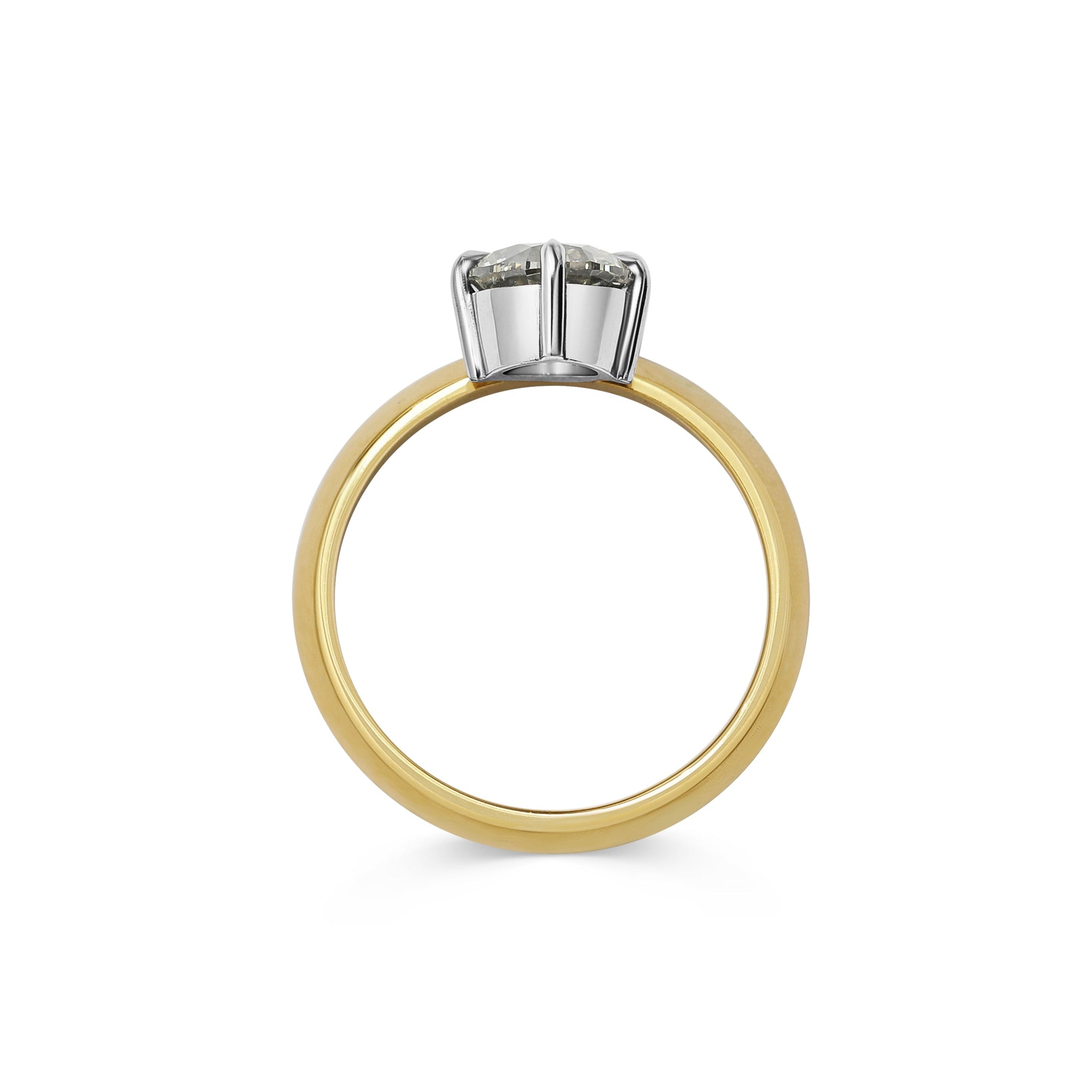 The WILKIN Ring by East London jeweller Rachel Boston | Discover our collections of unique and timeless engagement rings, wedding rings, and modern fine jewellery.