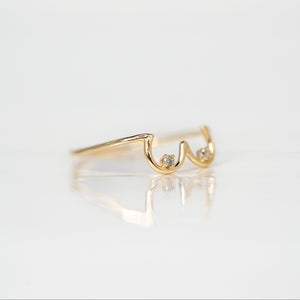 0.03cttw Round Brilliants <br><b> Dallas Maynard Jewelry </b>| Boob Ring / Size 6.5