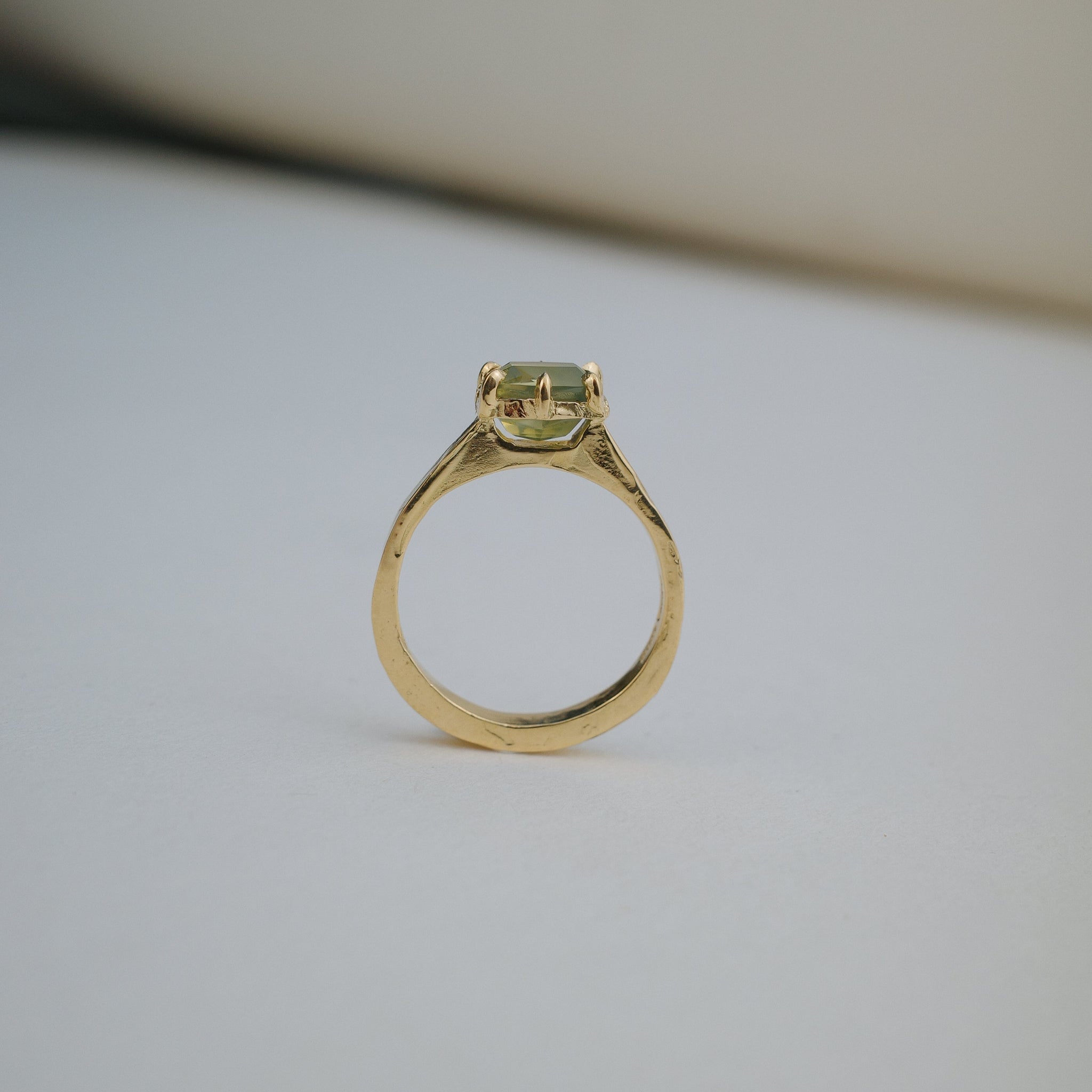 1.68ct Cushion Brilliant Sapphire <br> <b>We Are Arrow </b>| Sapphire Basket Ring