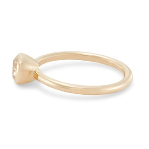 0.85ct Antique Old Mine Cut Diamond <br> <b>Brocton Gems</b> | East-West Set Engagement Ring