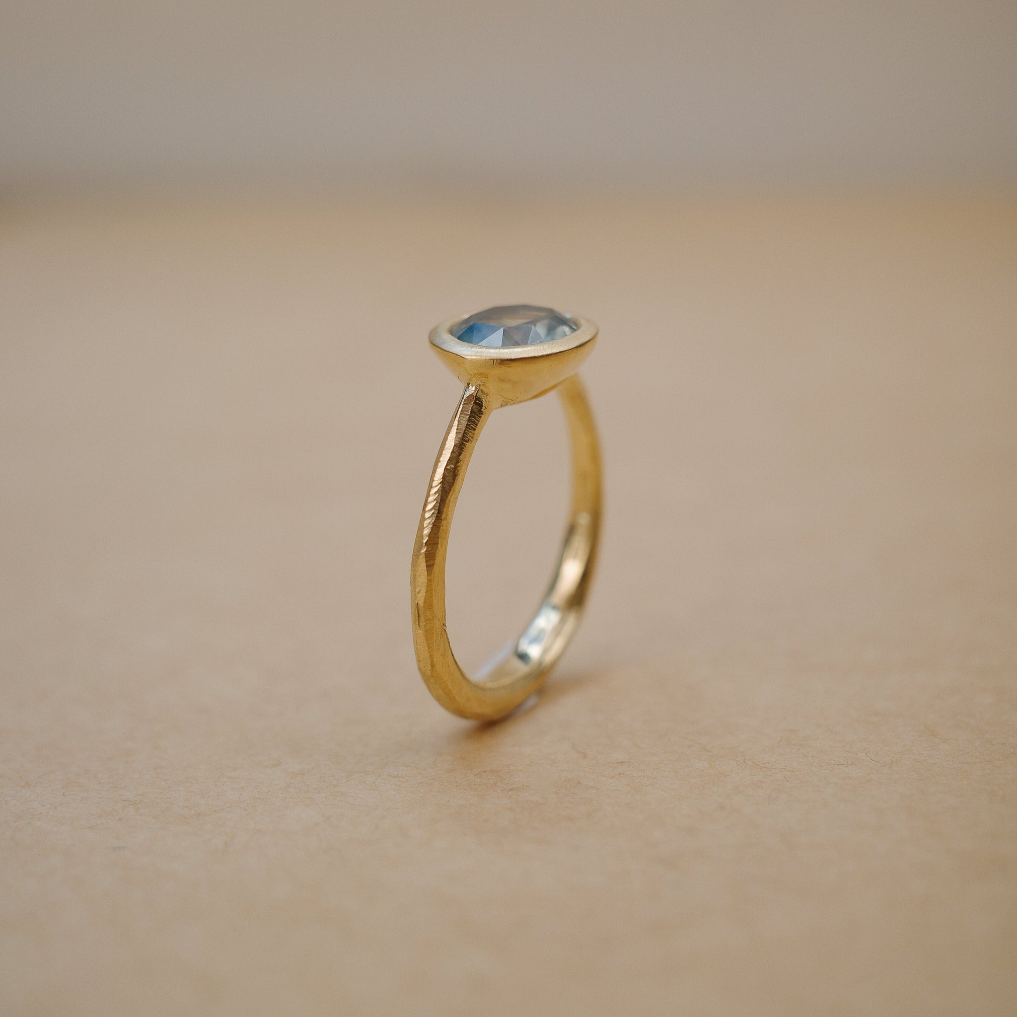 1.65ct Oval Brilliant Sapphire <br><b> We Are Arrow </b>| Sapphire Chalice Ring