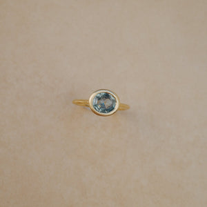 1.65ct Oval Brilliant Sapphire <br><b> We Are Arrow </b>| Sapphire Chalice Ring