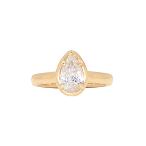 1.02ct Pear Brilliant <br><b> Emily Warden Designs </b>| Collette Pear Diamond Ring