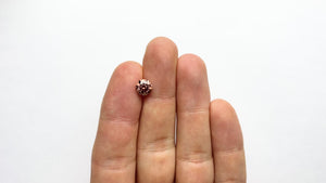2.00ct 7.51x7.42x5.32mm GIA VS2 Fancy Deep Pink-Brown Round Brilliant 🇦🇺 24165-01